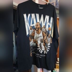 Gildan Black Kawhi Leonard Graphic Tee